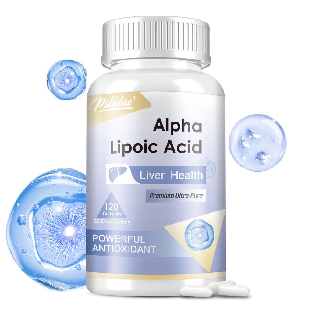 Alpha-lipoic acid capsules, lipoic acid extract, nutritional supplement, suitable for both men and women.