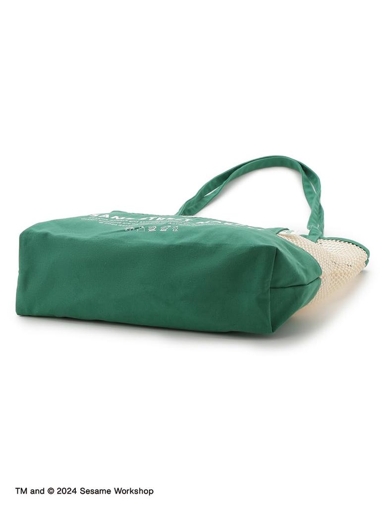 Sesame Street Market Mesh Tote Bag SSMUGB243206 Women's Green, Free Size