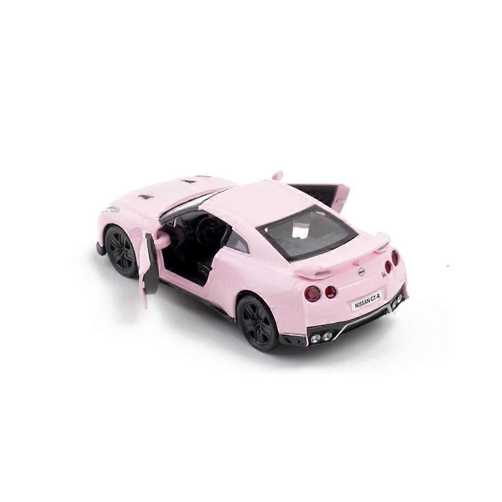 (E) Simulation Racing Car Model 1:36 pink alloy sports car series model children's toys