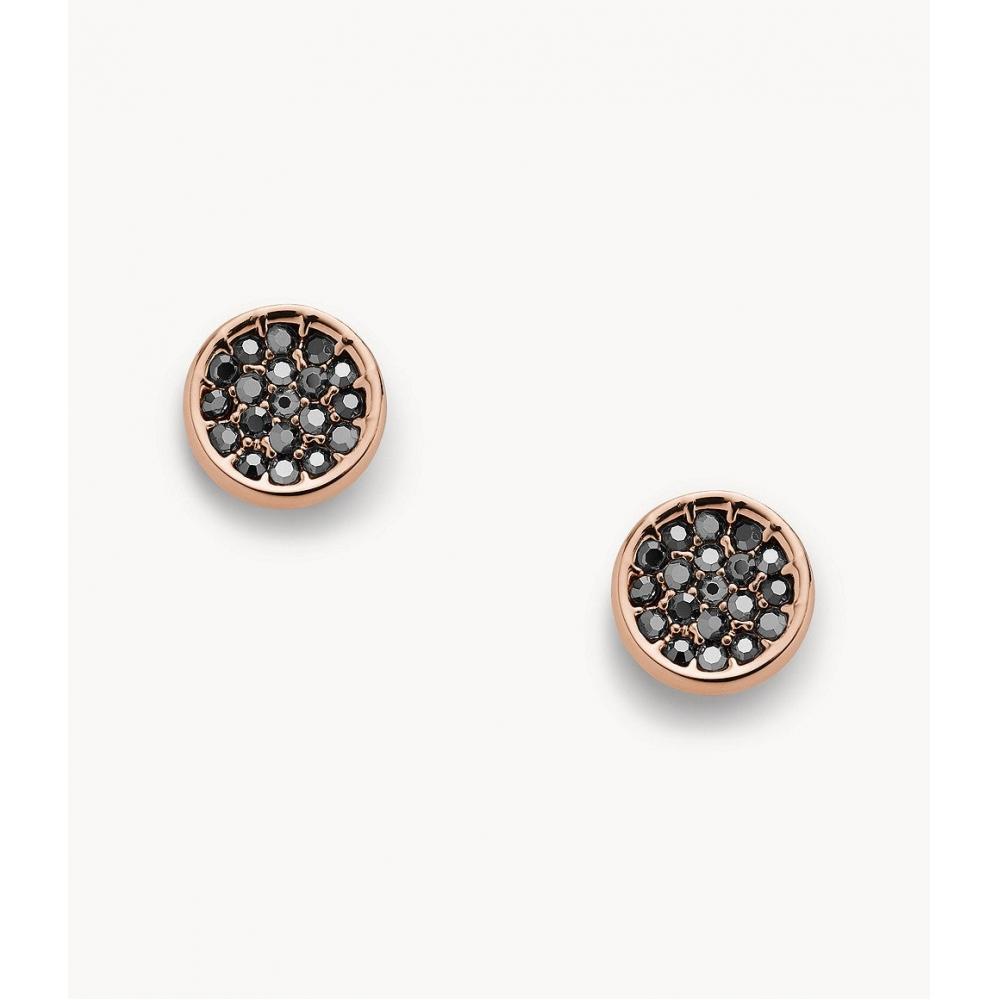 

Женские серьги-гвоздики Fossil из латуни цвета розового золота