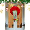 Christmas Elf Leg Wreath Xmas Tree Topper Garland Ornaments Christmas Wreath Elf Legs Garlands for Front Door Holiday Decor