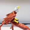 3D-Druck Niedliches und Albernes Adler-Modell Kunststoff-Ornament Schreibtischdekoration Skulptur-Ornament Feiertagsgeschenk