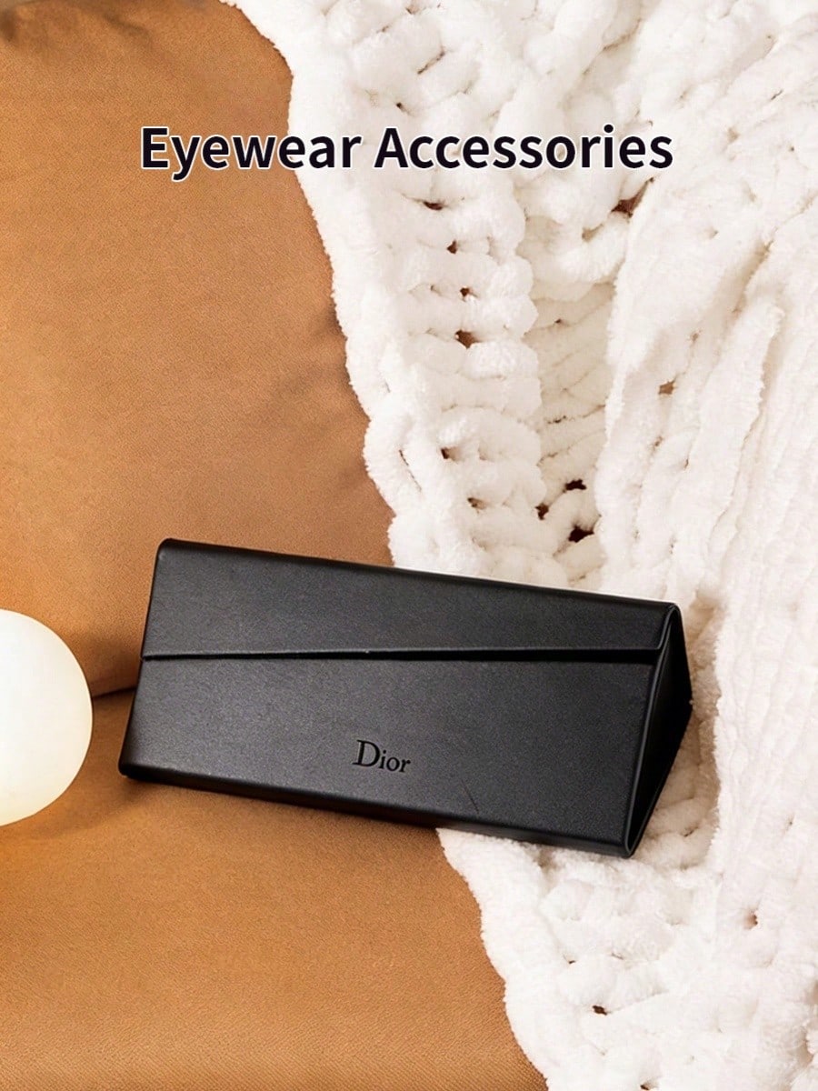 

Dior Leather Eyewear Case чёрный