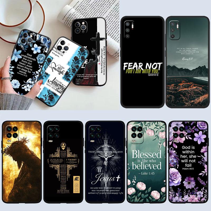 IK15 Bible Verse Jesus Christ New High-End Shell Phone Case for OPPO A3 Pro A72 A74 A76 A77 A77S A78 A79 A94 A95 A18 A40M A58