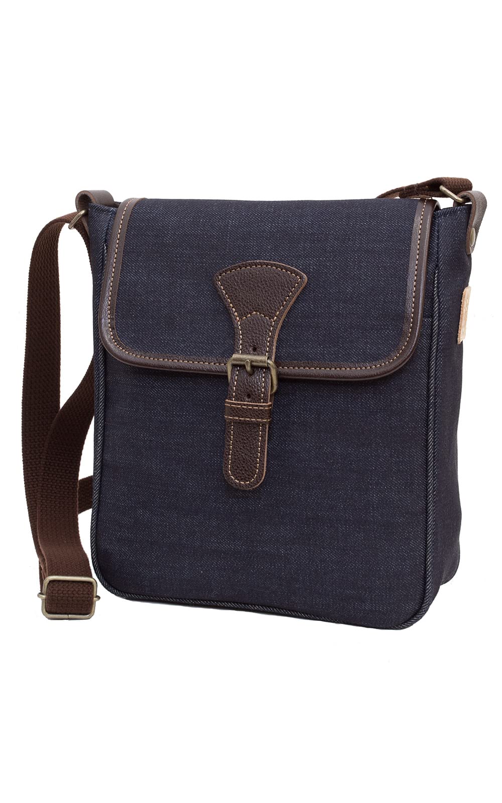 

[creare Kiki] Men s Lightweight Crossbody Shoulder Bag, Made in Japan with Okayama Denim, Mini Flap Shoulder Bag, Perfect Father s Day or Birthday