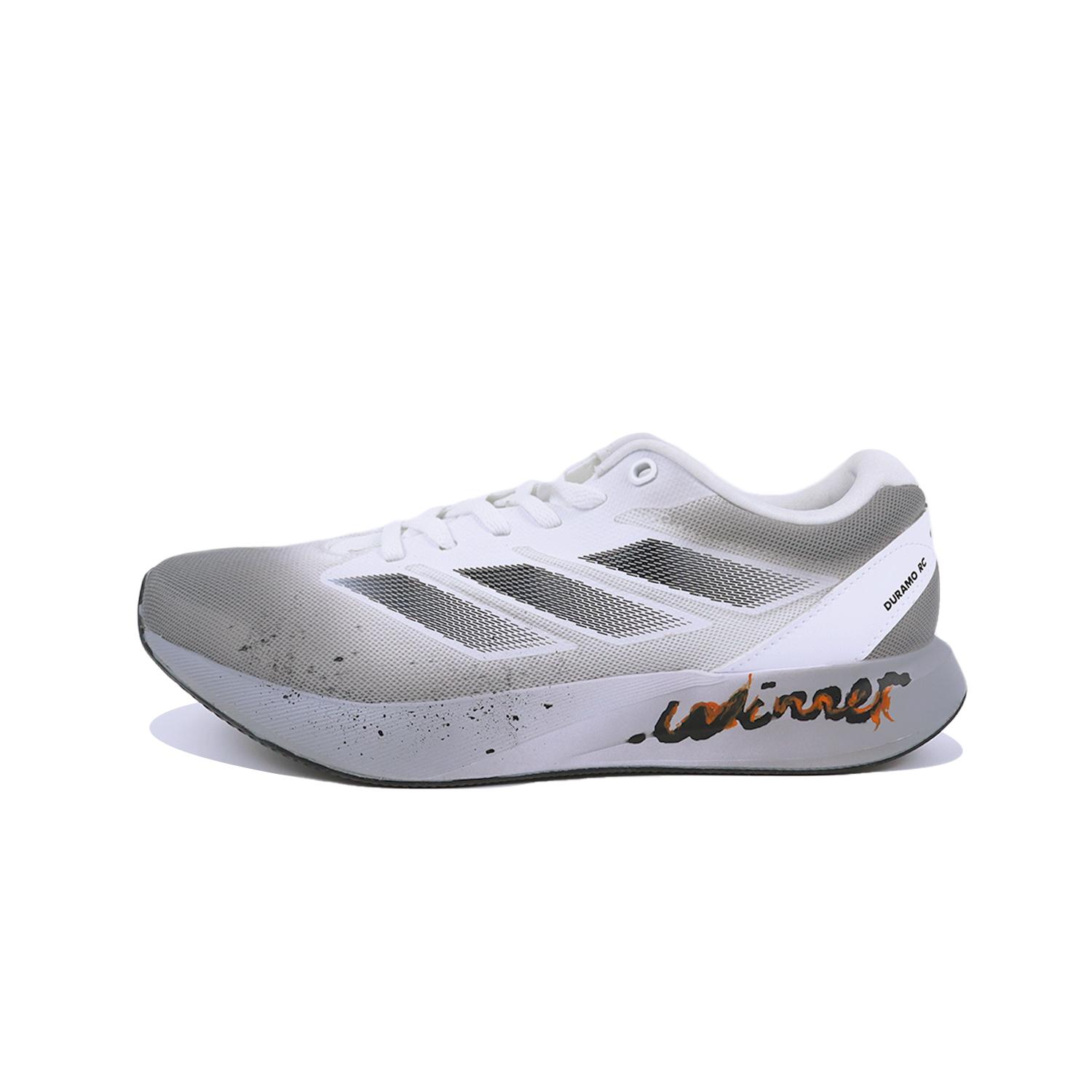 

Adidas Duramo RC Mesh Cushioning Abrasion Resistant Breathable Low top Casual Running Shoes Unisex Gray ID2702(Team900-) 40