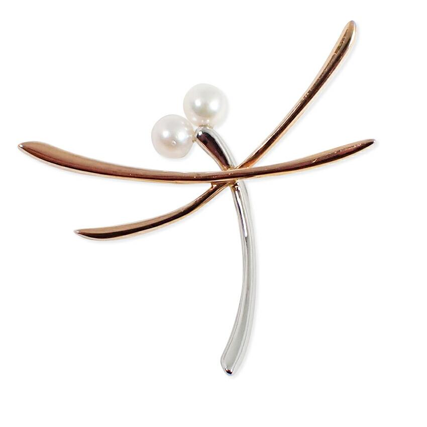 

[Used] 18K Yellow Gold/White Pearl Pendant Top (j48-3)