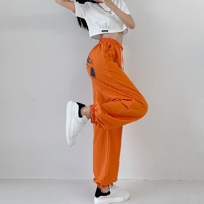 Women Korean Streetwear Casual Oversize Kpop  Baggy Spring Straight Leg Joggers Sweatpants Plus Size