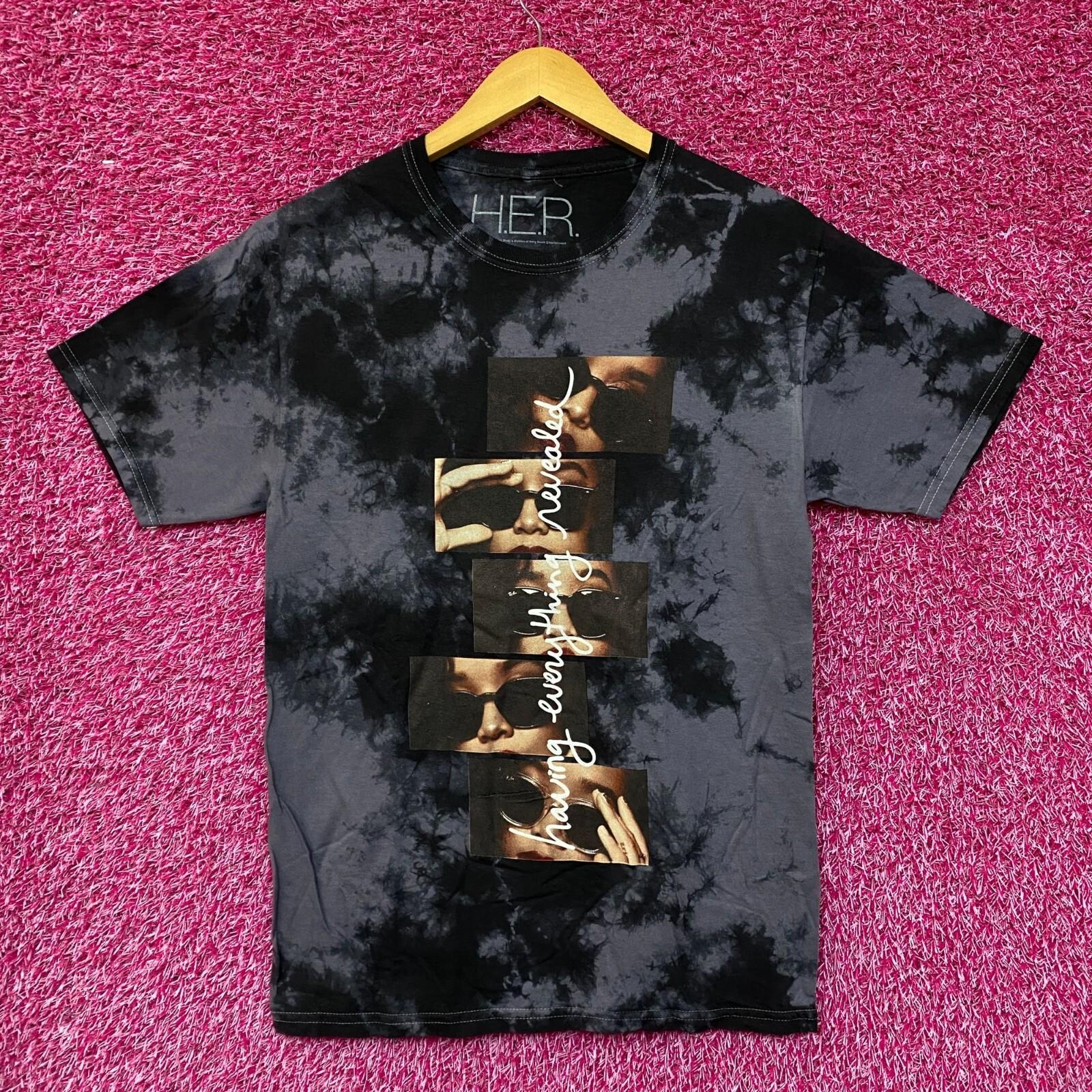 H.E.R. Rnb Retro style Tie dye Tshirt size Small XL