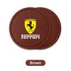 2pcs Car Auto Water Cup Slot Non-Slip Mat For Ferrari Roma 488 Portofino F8 Roma Spider SF90 Superfast Competizione Accessories JW2