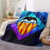 Valencia Club De Fútbol Flannel Blanket, High Quality Comfortable for All Seasons, Home Decor, Warmth and Comfort