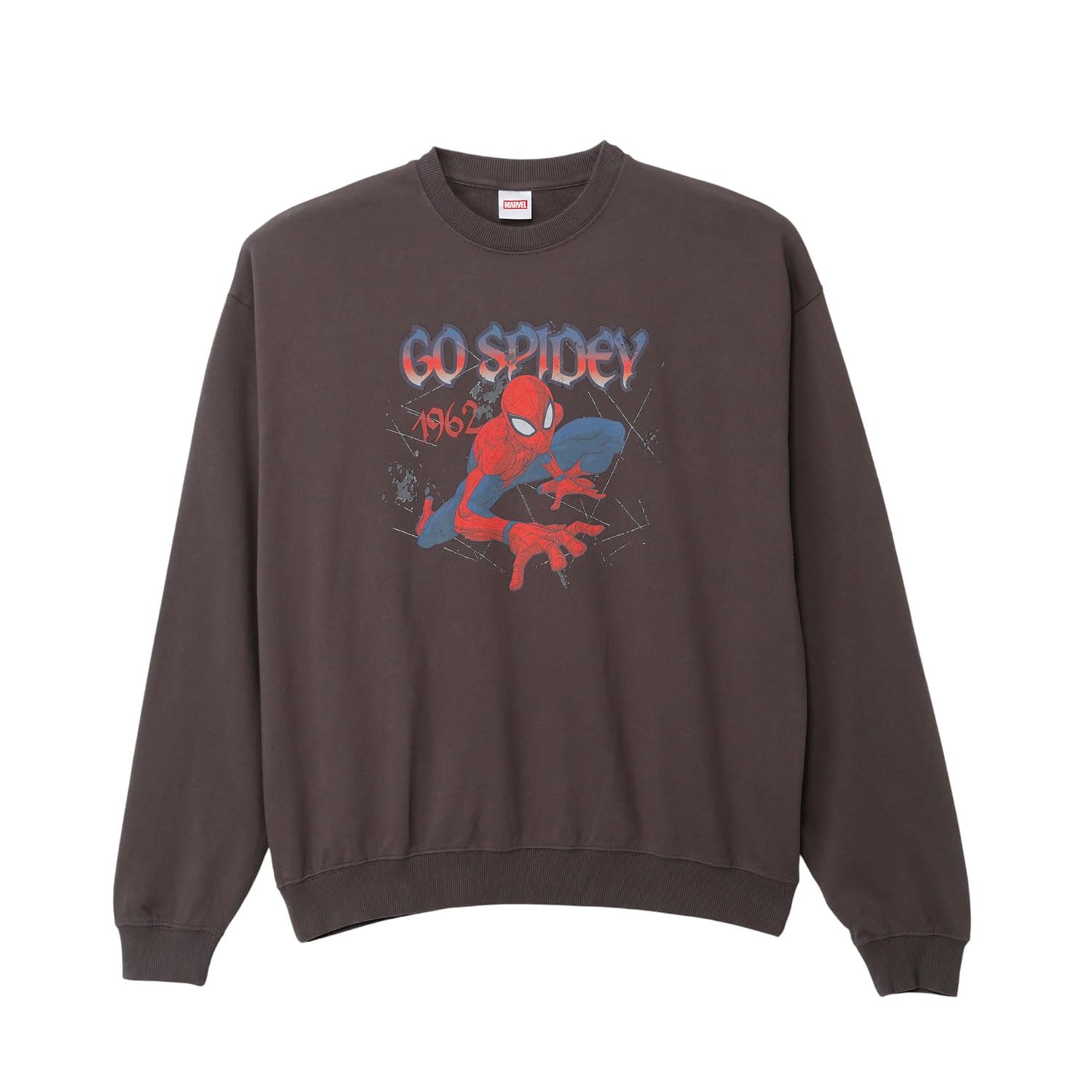 Small Planet Marvel Washable One Size Fits All Sweatshirt, Spider-Man, Sumikuro,