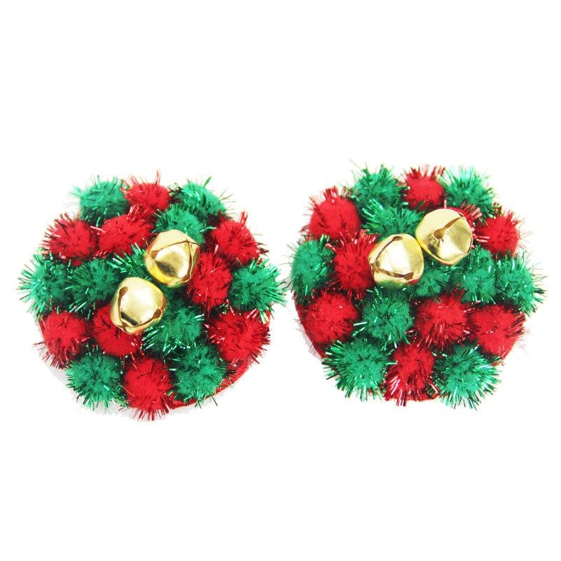 Christmas Nipple Covers Breast Adhesive Stickers Poms Bells Fetish Nipple & Clitoral Toys