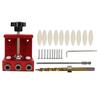 Woodworking Hole Punching Tool  Hole Drill  Aluminum Alloy Household Woodworking Hole Punch Tool Red/Blue