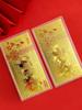2026 Year of Horse Souvenir Card Blessing Chinese Lunar New Year Souvenir with Clear Case Red Packet for Gift Craft