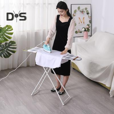 Juego de 2 tablas de planchar de escritorio de 42 pulgadas con reposapiés, altura ajustable, funda extraíble resistente al calor, fundas antideslizantes plegables para ropa.