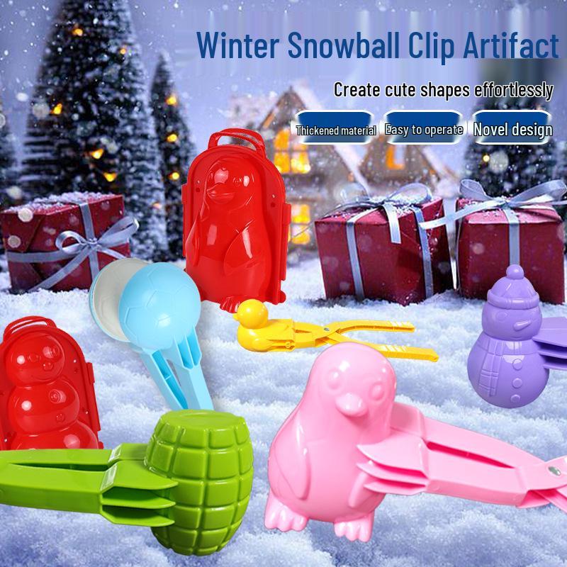 

Snowball Maker: Little Duck Snowman Mold Toy - Winter Play Essential Other