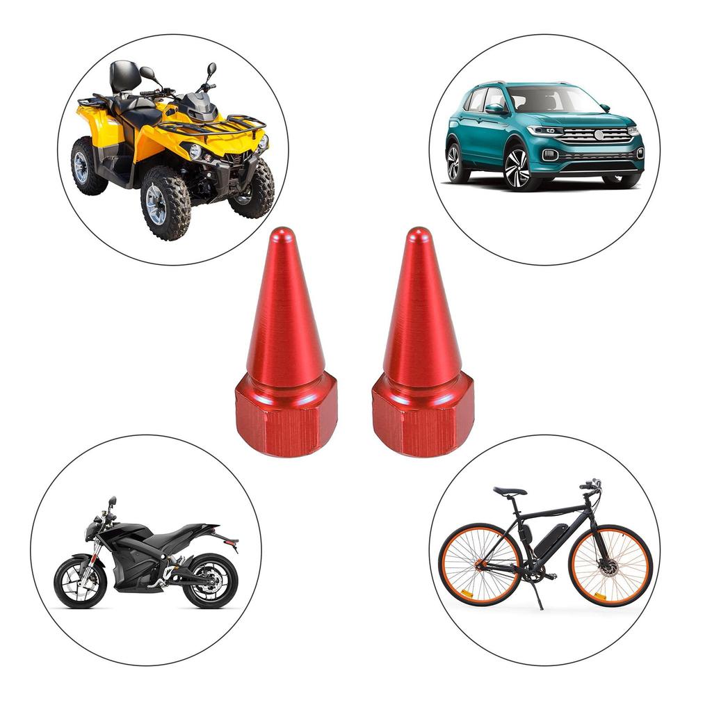 Emsoulnioi Air Valve Cap Stem Extension Wheel Tire Extender Adapter Car Truck Chrome Plated