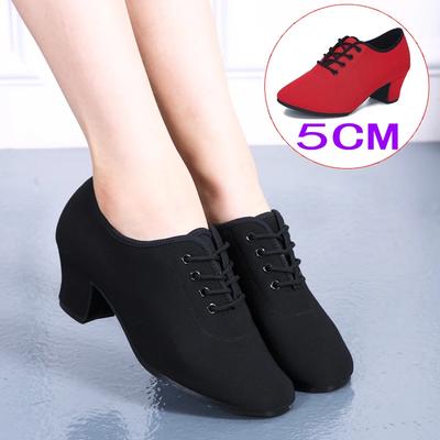 Damskie buty do tańca latynoskiego Jazz dorosłe buty do tańca towarzyskiego Salsa kobieta czarne czerwone nauczyciele szkolą nowoczesne trampki do tańca Tango