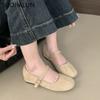 Fashion SUOJIALUN 2025 Spring New Brand Women Flat Shoes Fashion Round Toe Ladies Elegant Boat Shoes Soft Flat Heel Dress Mary Jane Shoe