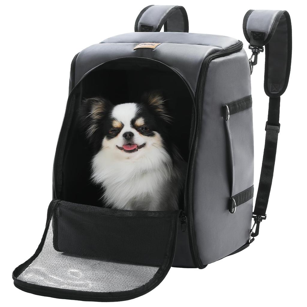 PAWZ Road Pet Carrier Drive For Medium and Large Small Includes Leash To Prevent Jumping Mesh Adjustable Shoulder Suitcase Fixing Foldable for