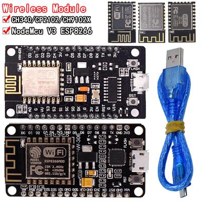 V3 Wireless Module NodeMcu 4M Bytes Lua WIFI Internet of Things Development Board Based ESP8266 ESP-12E for Arduino CP2102