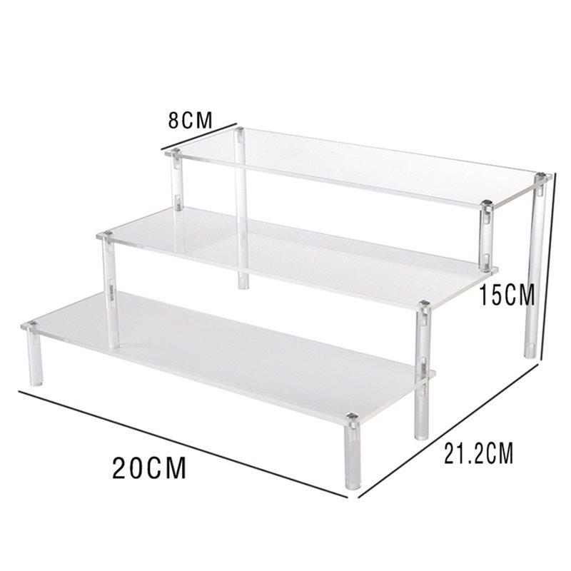 5X Acrylic Lifting Display Stand 3-Layer Perfume Tissue Display Stand Character Model Display Stand Dessert Rack