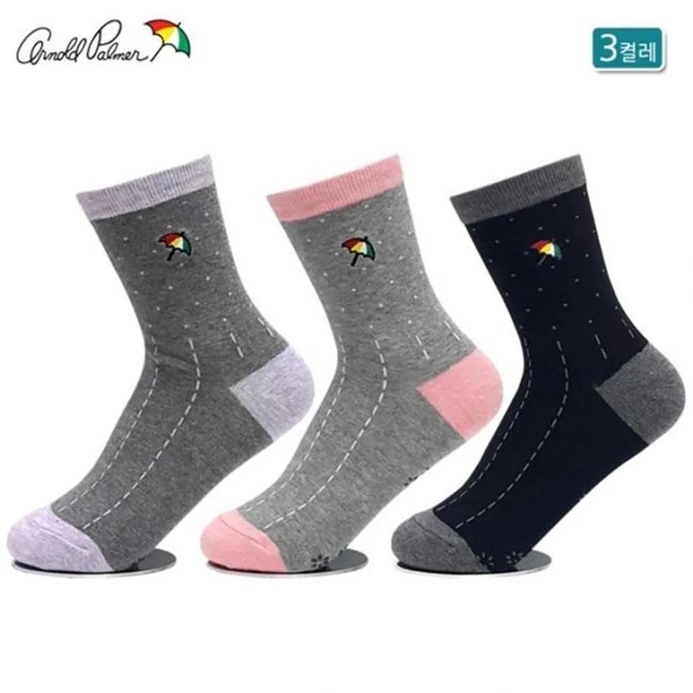 Нескользящие женские повседневные носки Arnold Palmer 3 пары AP6507 ONE COLOR/AP6507_3 Pairs Random
