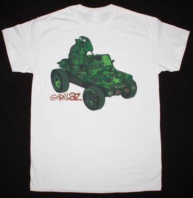 VTG GORILLAZ BAND GORILLAZ 2001 Cotton White S-5XL T Shirt For Fans BT511 Unisex T-Shirt