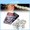 Double Six Colour Dot Dominoes Set For Kids With Childrens Educational Toys For Family Game Night