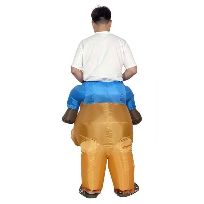 Capybara Inflatable Costume - Halloween Ride-On Prank & Festival Stage Prop
