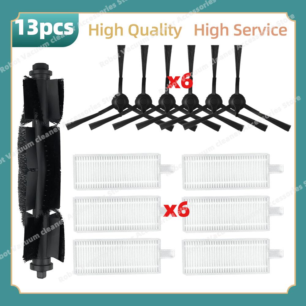 Compatible For Rowenta X-Plorer S135 S135+ / S140 S140+ / RR91C5WH RR91D5WH RR9177WH RR9197WH Parts  Main Side Brush Filter Mop