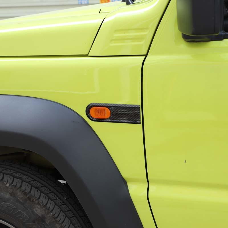 Car Fender Turn Signal Light Lamp Decoration Protective Cover For Suzuki Jimny 2019 Up Car Exterior Accessories