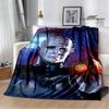 Coperta con stampa horror hellraiser coperta da picnic coperta sottile in flanella morbida e confortevole coperta da viaggio per la casa regalo di compleanno