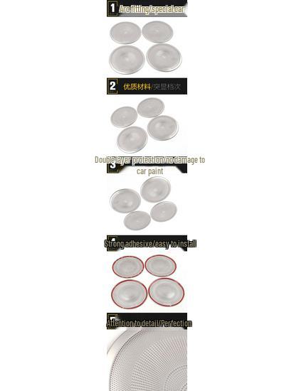 XRV Four-Door Speaker Decorative Stainless Steel Cover