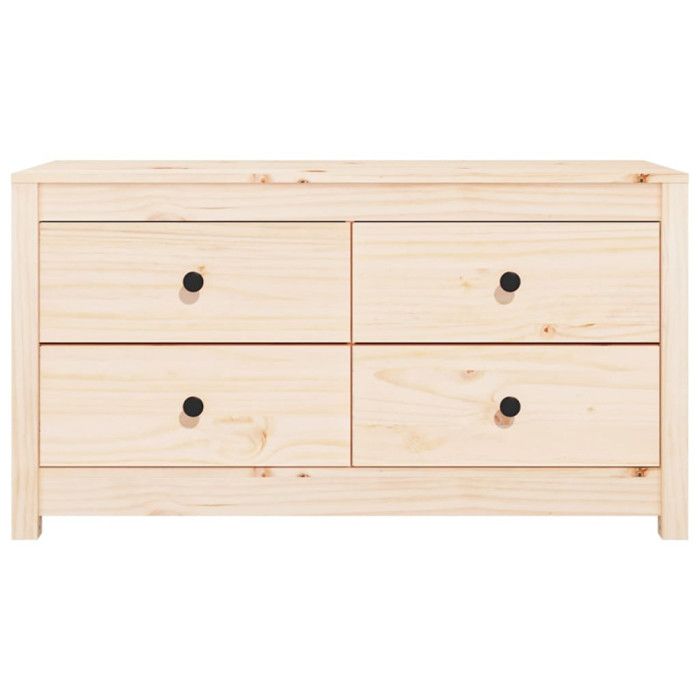 821774 vidaXL Armoire latérale 100x40x54 cm Bois de pin massif
