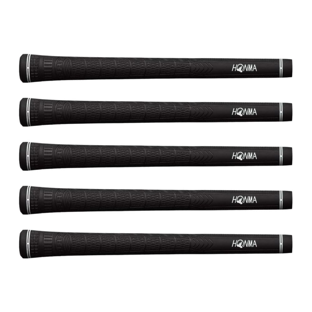 Sada 5 golfových gripů HONMA TW Rubber M60 s linkou na zadní straně, originální díl od výrobce