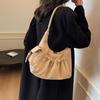 Niche Underarm Bag Women's 2025 New Autumn and Winter Fashion Retro Portable Shoulder Bag Premium Tote Bag