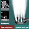 1-3Pcs Ring-shaped ABS Large Panel Spray Water-saving Shower Head Anti-blocking Handheld Bath Showerhead Rainfall Shower Set