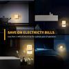 EU US UK Stecker Nachtlicht für Kinderzimmer Automatischer Dämmerung bis Morgengrauen Sensor LED Nachtlampe Dimmbar Warmweiß Kabellose Schrankleuchte