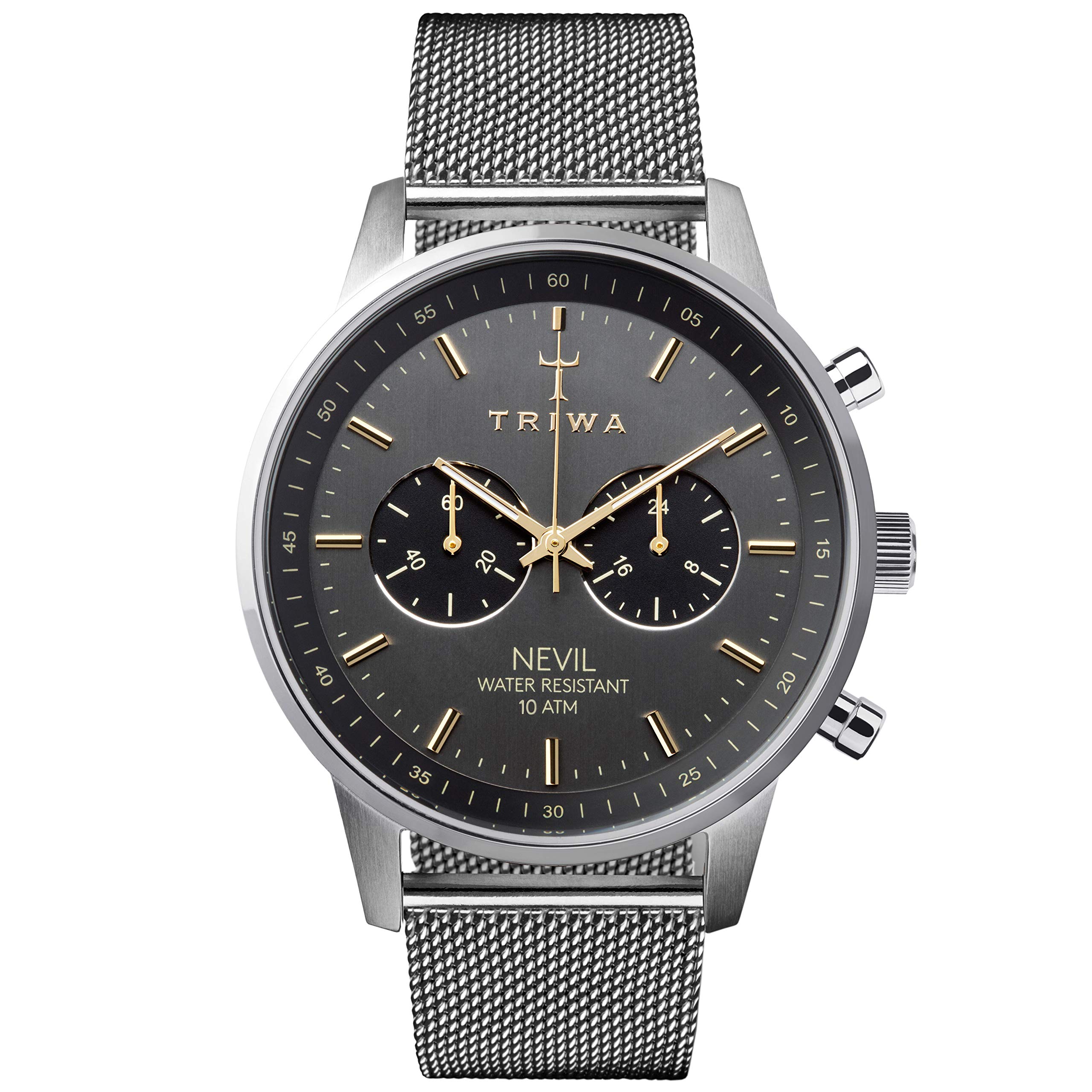 

Triwa Smoky Nevil Watch | Steel Mesh Strap