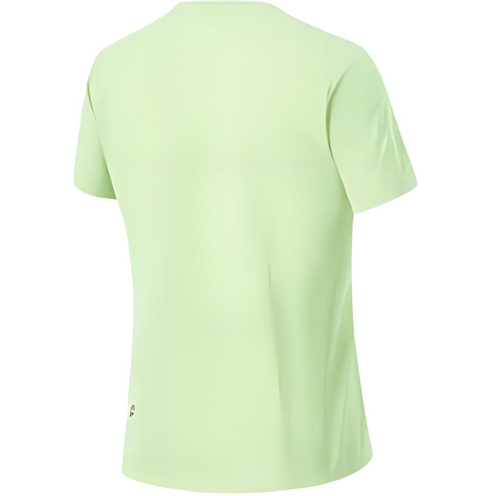 Li-Ning Lightweight Breathable Simple Short Sleeve T-Shirt Women Tops Light-Lemon-Yellow ATSU060-2