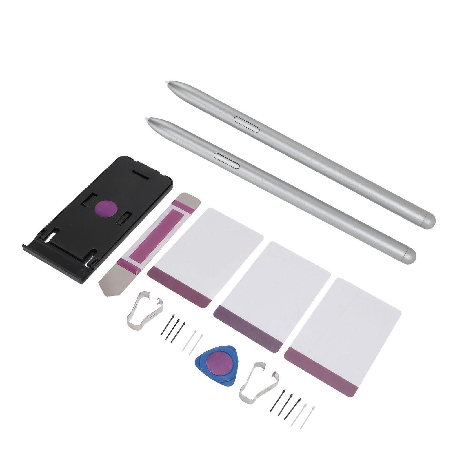 

2 шт. Стилус для Tab S7 Магнитный 4096 уровней нажатия Функция меню Точное управление Прочный Умный стилус серебряный