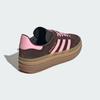 adidas GAZELLE BOLD IH6786 Unisex Originals Sneakers Aurora Coffee / Light Pink / Gold Metallic