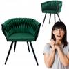 Tilo Freestanding Armchair Green Chair with Armrests Family Meble
