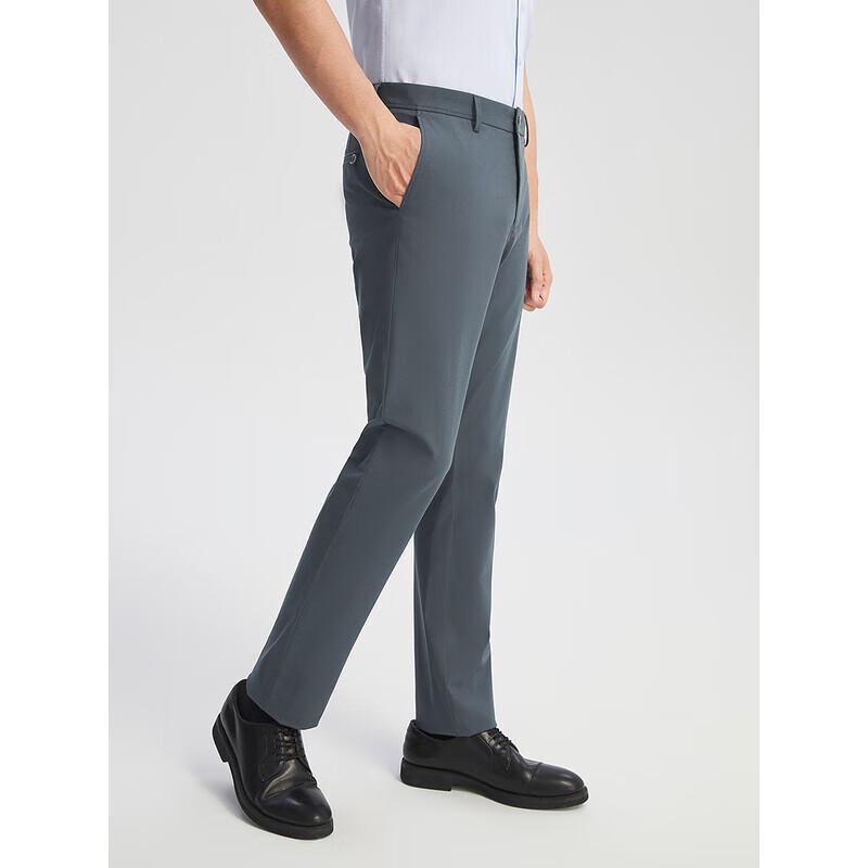 

Youngor Men s Slim Fit Wrinkle-Resistant Casual Pants 34