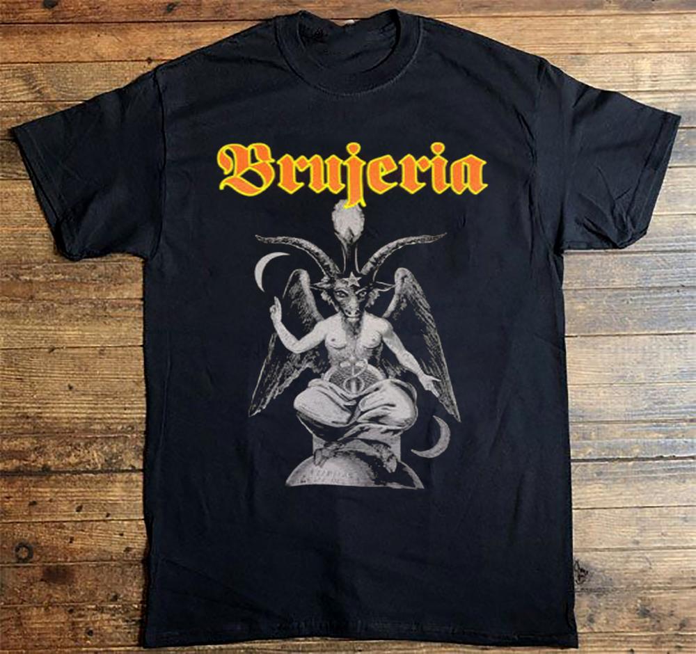 NEW Brujeria Band Short Sleeve Cotton Black All Size Shirt M