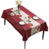 Waterproof and Oil Resistant PVC Table Cloth Ins Tea Rectangular Minimalist Floral Tablecloth