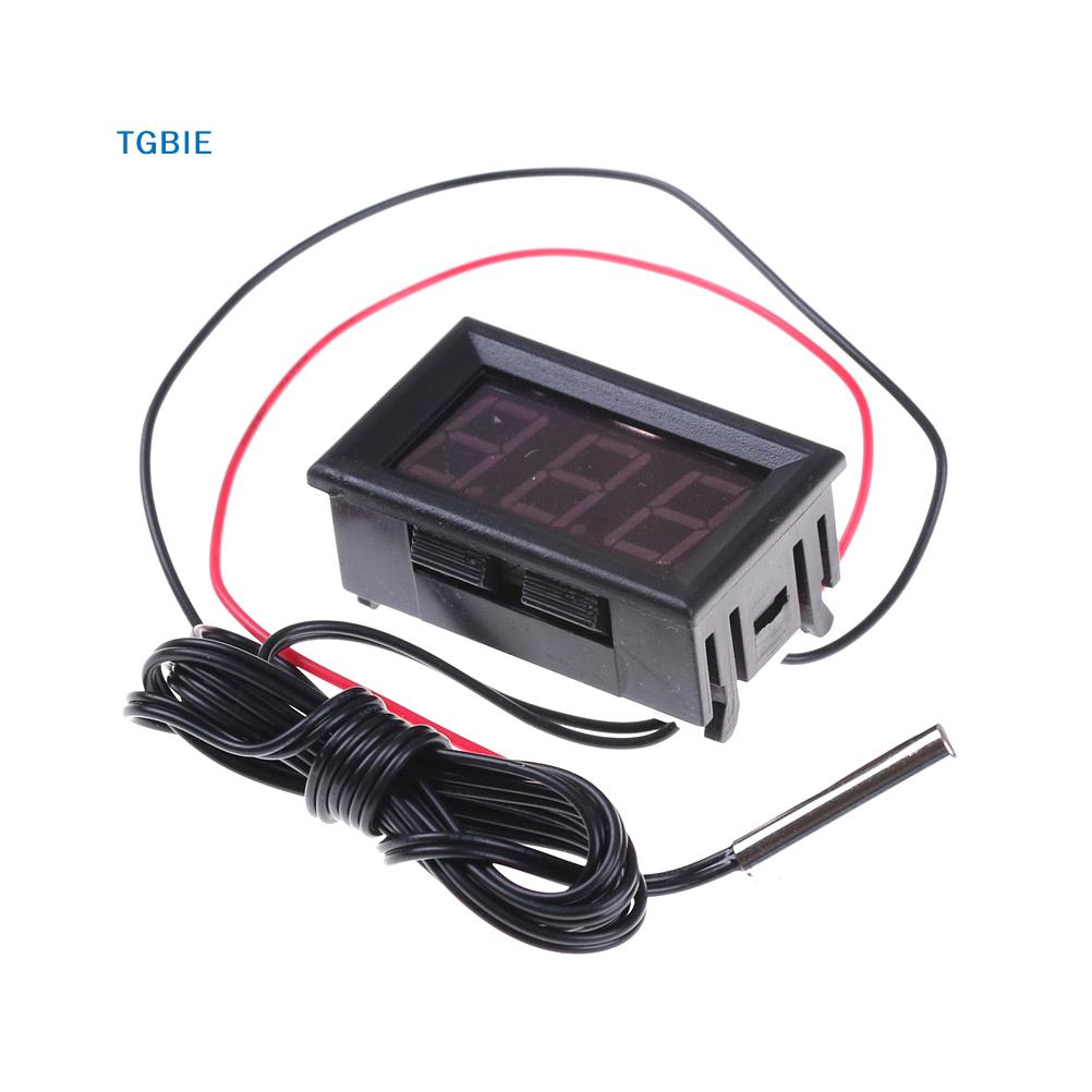 [TL][TL]New Red DC12V Digital Thermometer With Temp Probe -50~110C Temperature Detector LED