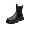 Chelsea boots men's high-top British smoke boots foreign trade autumn and winter velvet Martin boots men's trendy thick-soled boots men